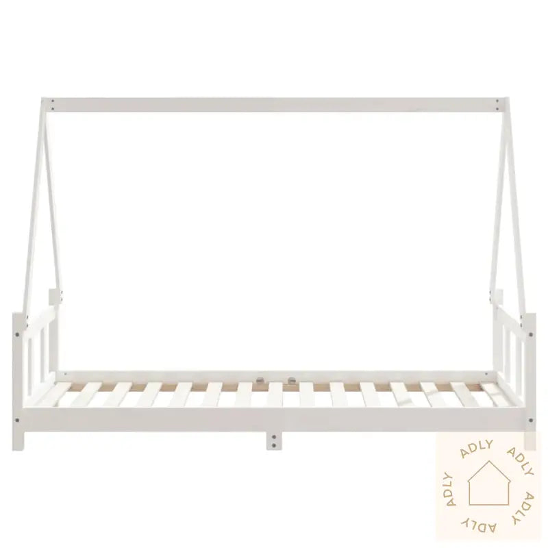 Barnesengeramme Hvit 90X190 Cm Heltre Furu