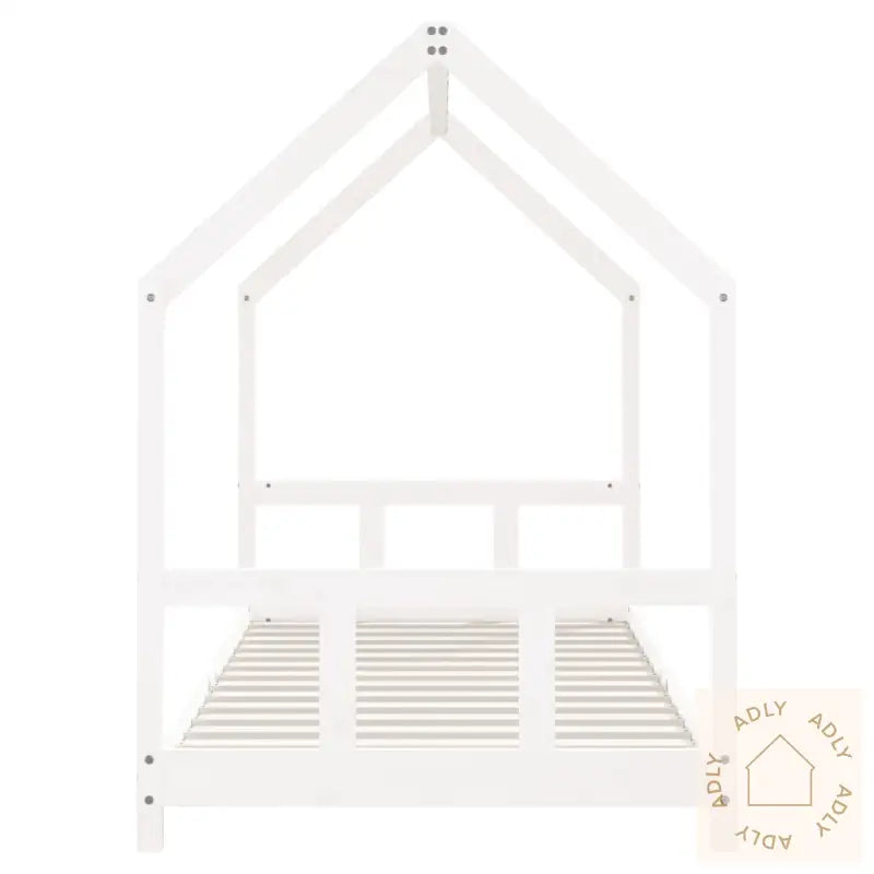 Barnesengeramme Hvit 90X190 Cm Heltre Furu
