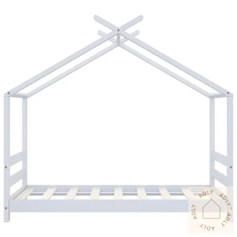 Sengeramme For Barn Heltre Furu Hvit 70X140 Cm