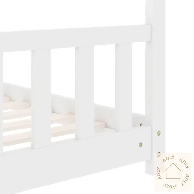 Sengeramme For Barn Heltre Furu Hvit 70X140 Cm
