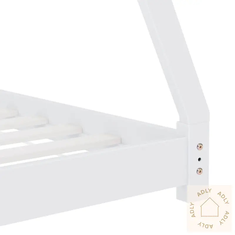 Sengeramme For Barn Heltre Furu Hvit 80X160 Cm