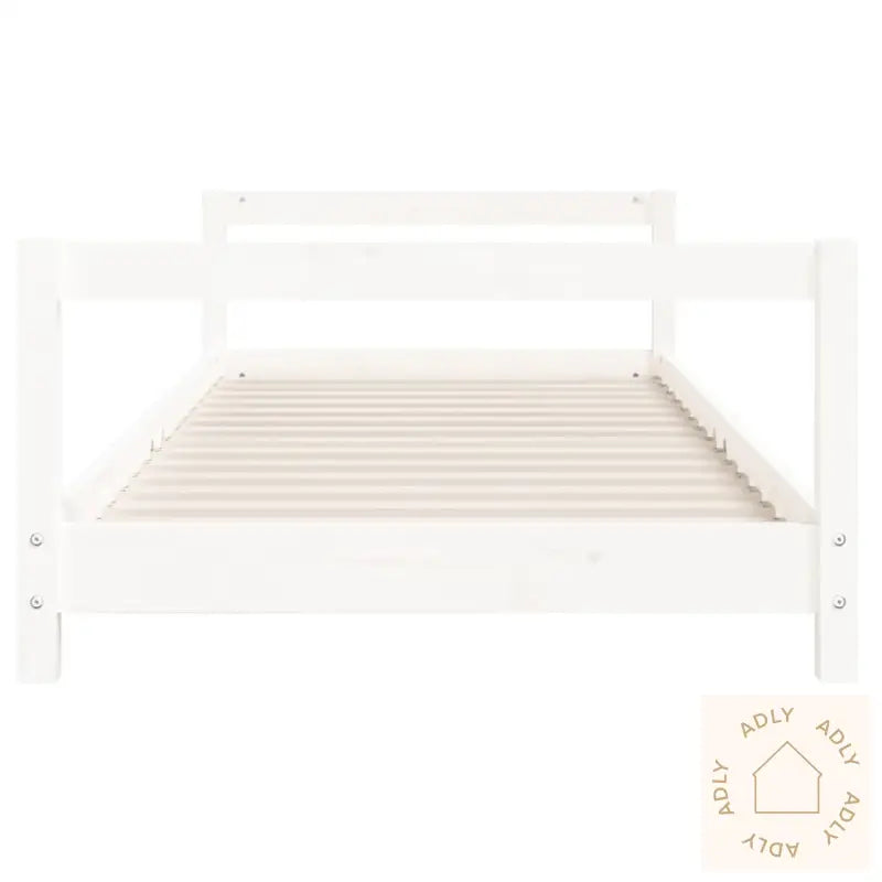 Barnesengeramme Hvit 90X190 Cm Heltre Furu