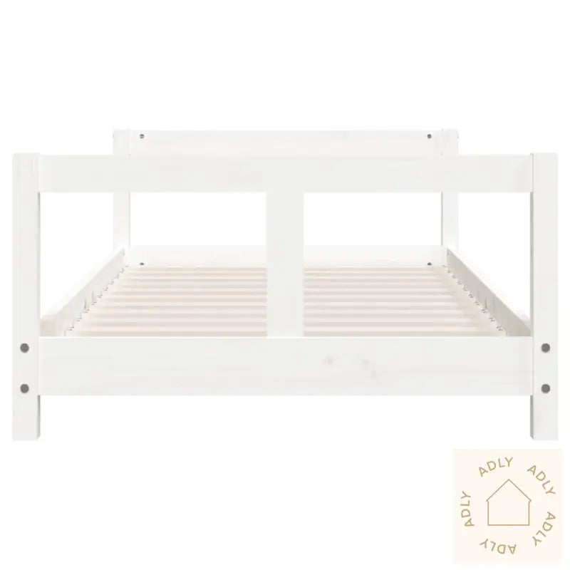 Barnesengeramme Hvit 80X160 Cm Heltre Furu