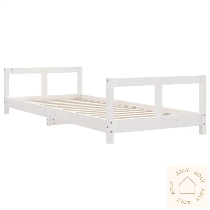 Barnesengeramme Hvit 80X200 Cm Heltre Furu