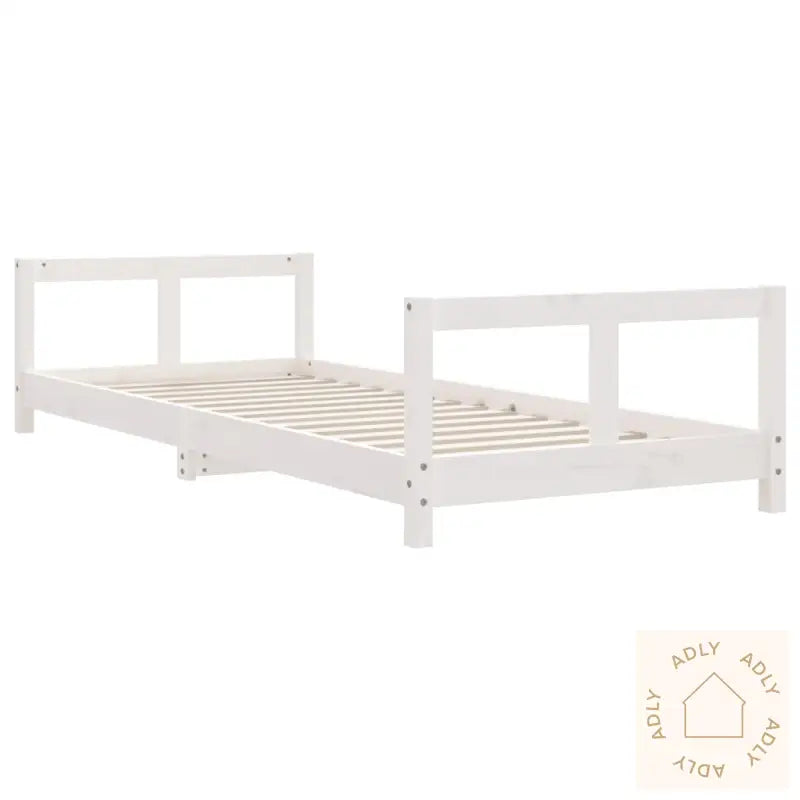 Barnesengeramme Hvit 80X200 Cm Heltre Furu