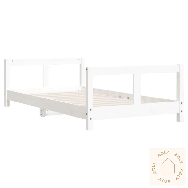 Barnesengeramme Hvit 80X160 Cm Heltre Furu