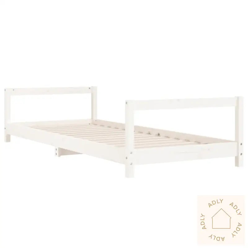Barnesengeramme Hvit 90X190 Cm Heltre Furu