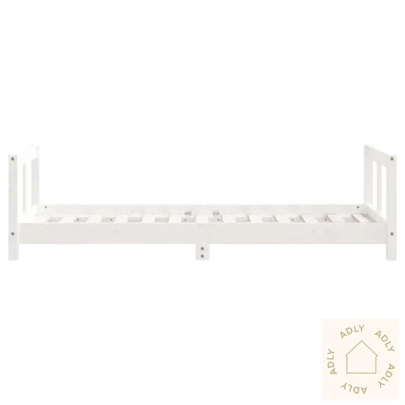 Barnesengeramme Hvit 80X160 Cm Heltre Furu