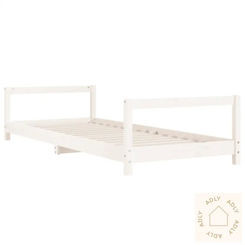 Barnesengeramme Hvit 90X190 Cm Heltre Furu