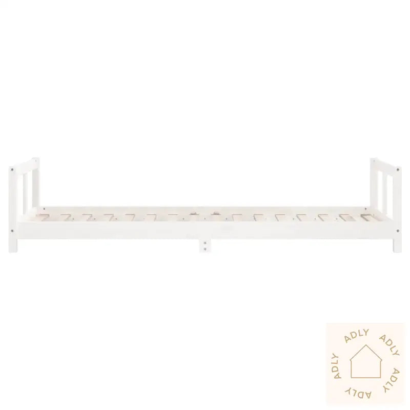 Barnesengeramme Hvit 80X200 Cm Heltre Furu