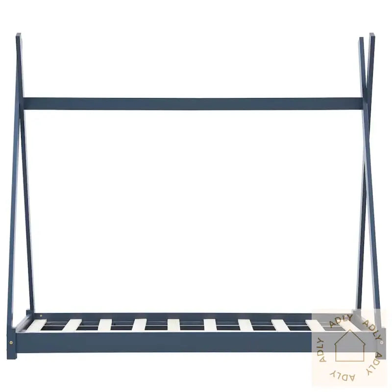 Sengeramme For Barn Heltre Furu Grå 90X200 Cm