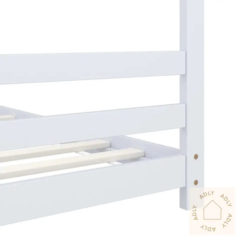 Sengeramme For Barn Heltre Furu Hvit 80X160 Cm