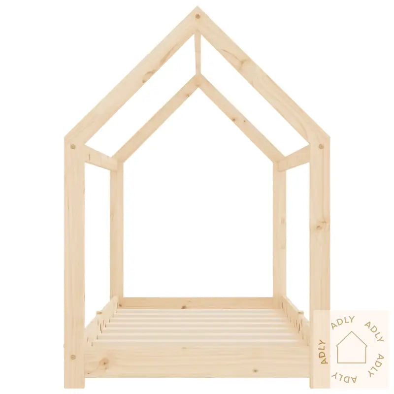 Sengeramme Barn Grå Heltre Furu 70X140 Cm