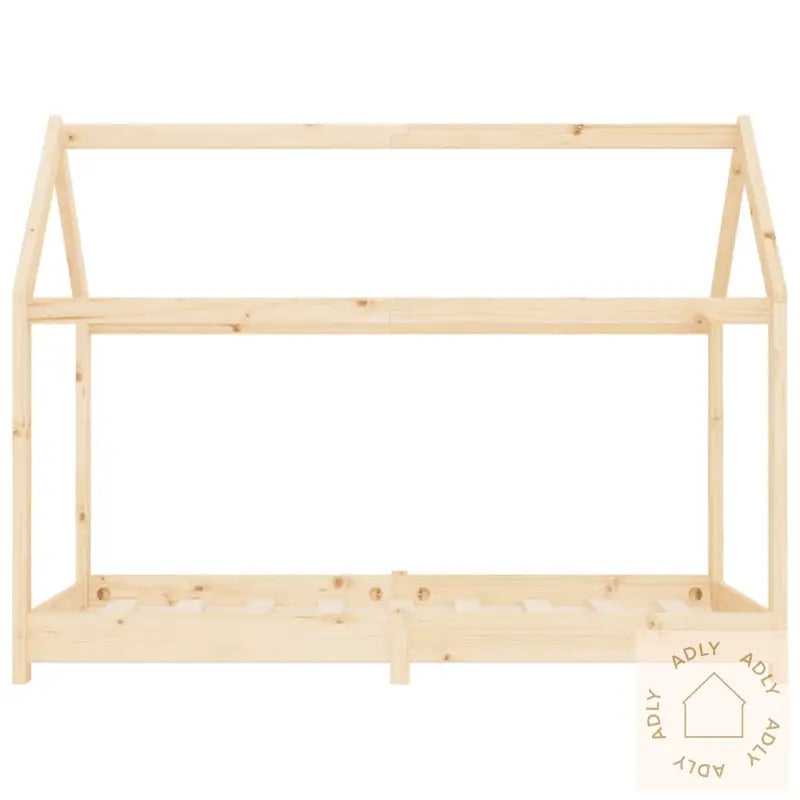Sengeramme Barn Grå Heltre Furu 70X140 Cm
