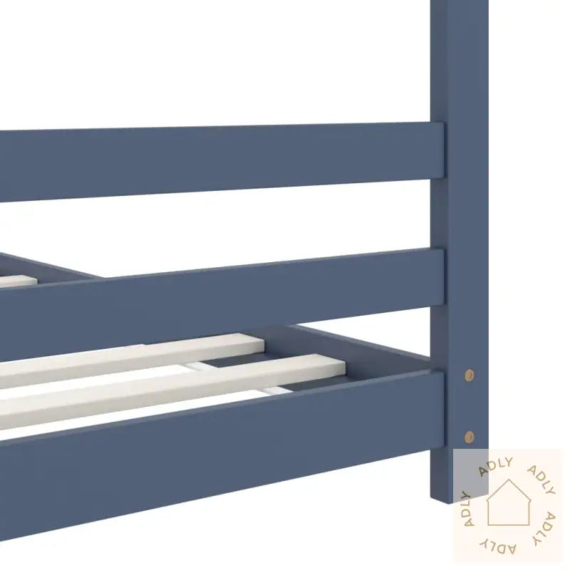Sengeramme For Barn Heltre Furu Grå 70X140 Cm
