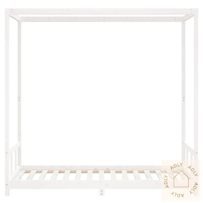 Barnesengeramme Hvit 90X190 Cm Heltre Furu