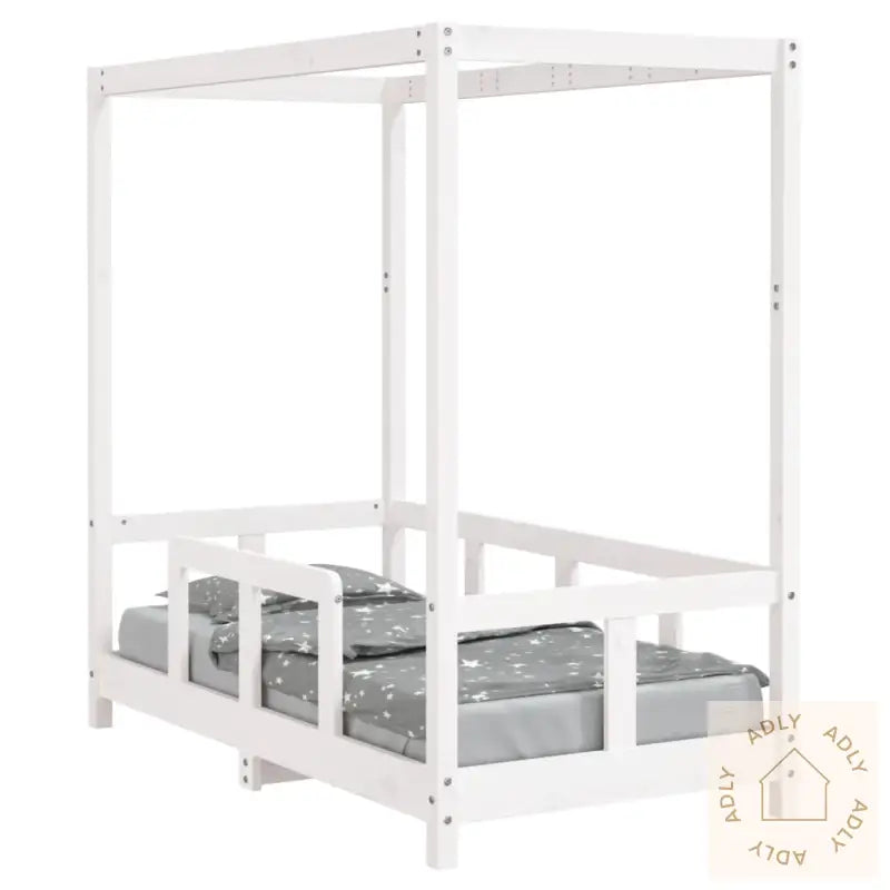 Barnesengeramme Hvit 70X140 Cm Heltre Furu