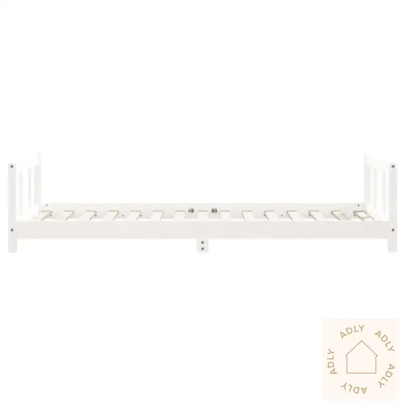 Barnesengeramme Hvit 90X190 Cm Heltre Furu