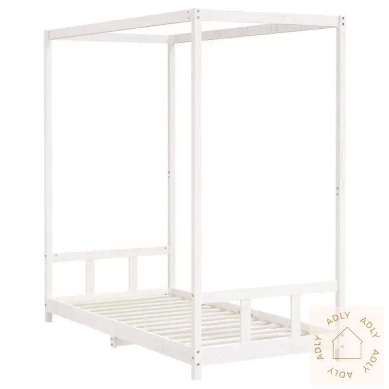 Barnesengeramme Hvit 90X190 Cm Heltre Furu