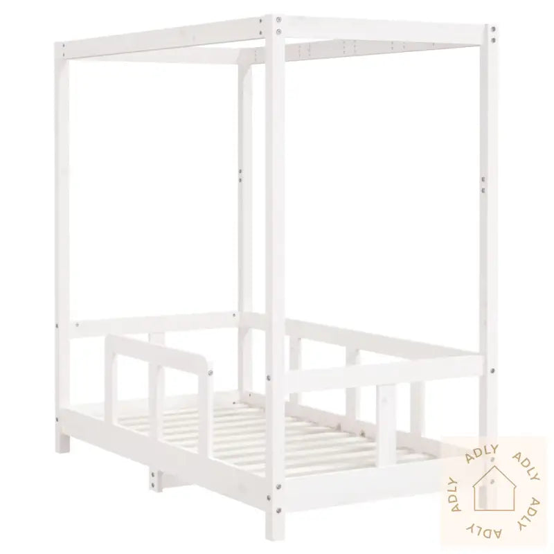 Barnesengeramme Hvit 70X140 Cm Heltre Furu