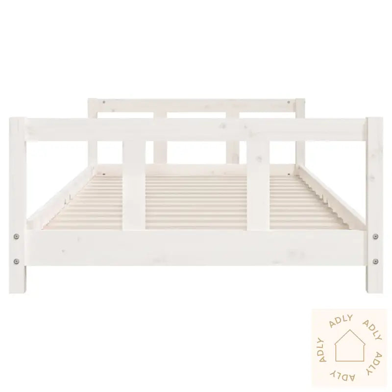 Barnesengeramme Hvit 90X190 Cm Heltre Furu