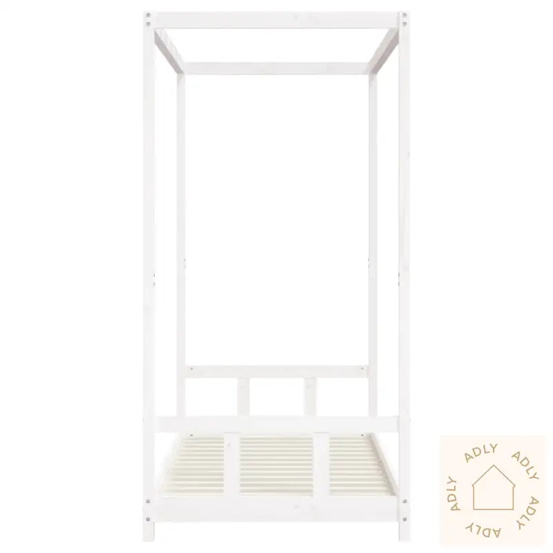 Barnesengeramme Hvit 90X190 Cm Heltre Furu