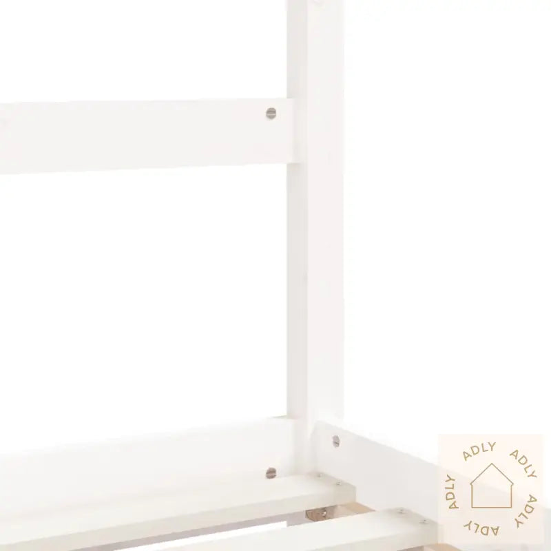 Barnesengeramme Hvit 90X190 Cm Heltre Furu