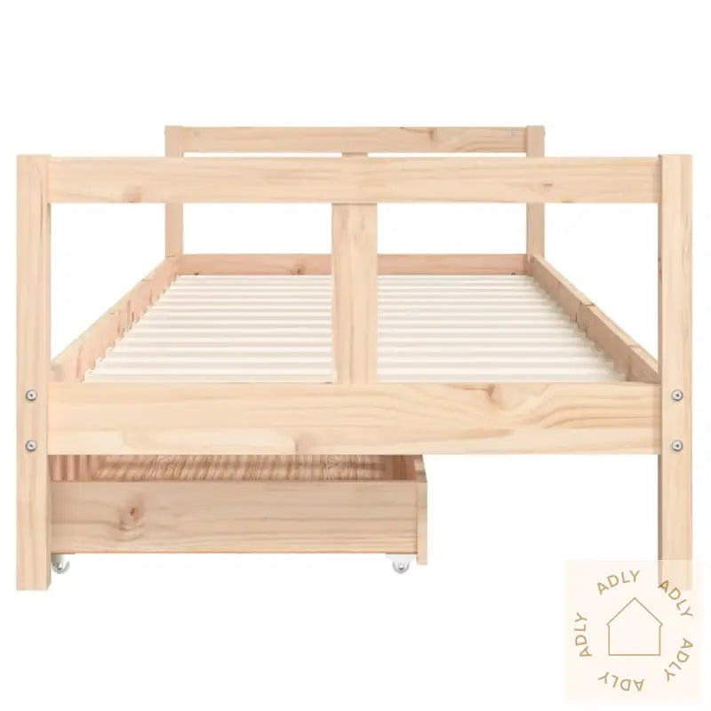 Barnesengeramme Med Skuffer 80X200 Cm Heltre Furu