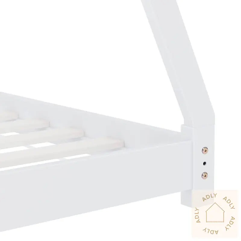 Sengeramme For Barn Heltre Furu Hvit 70X140 Cm