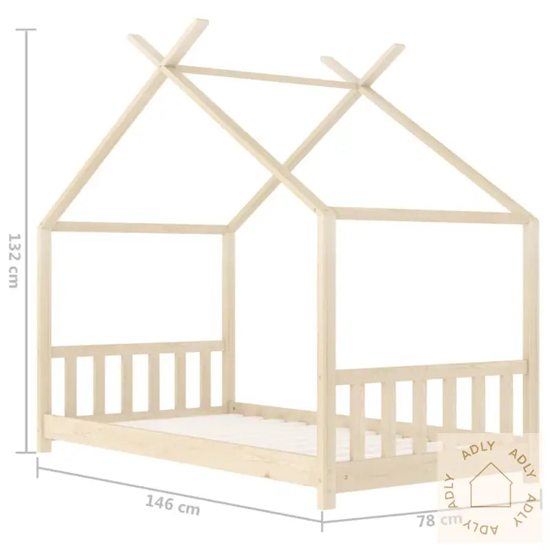 Sengeramme Barn Heltre Furu 70X140 Cm