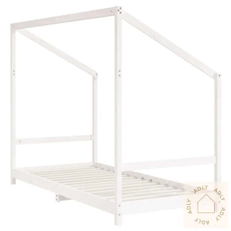 Barnesengeramme Hvit 90X190 Cm Heltre Furu