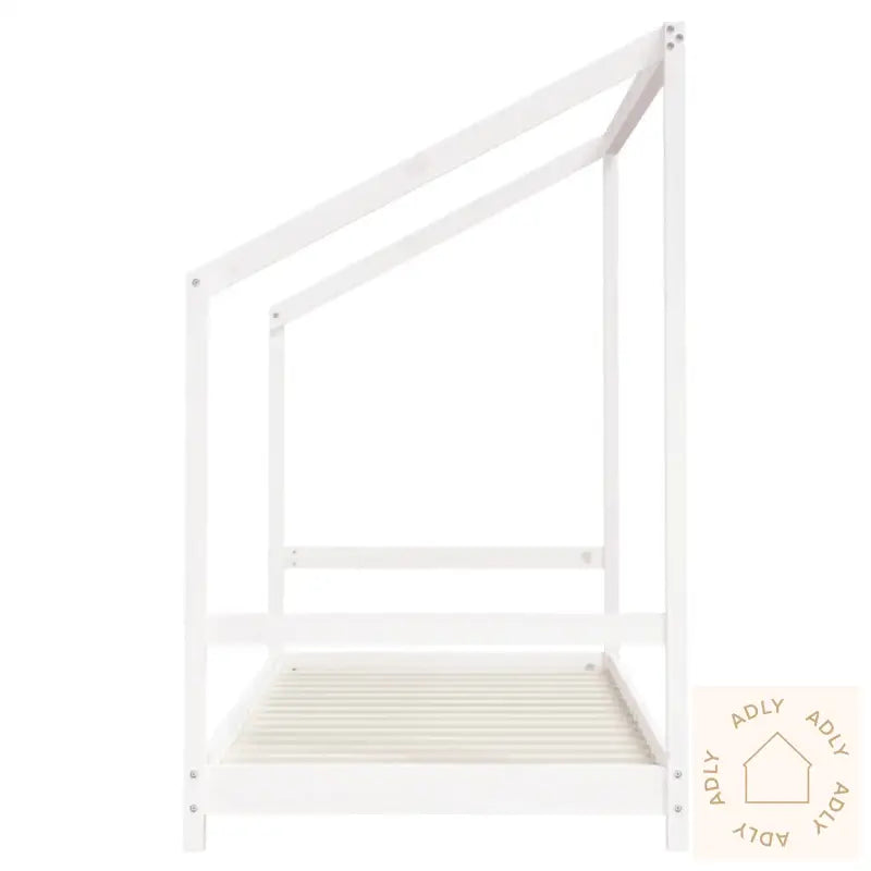 Barnesengeramme Hvit 90X190 Cm Heltre Furu