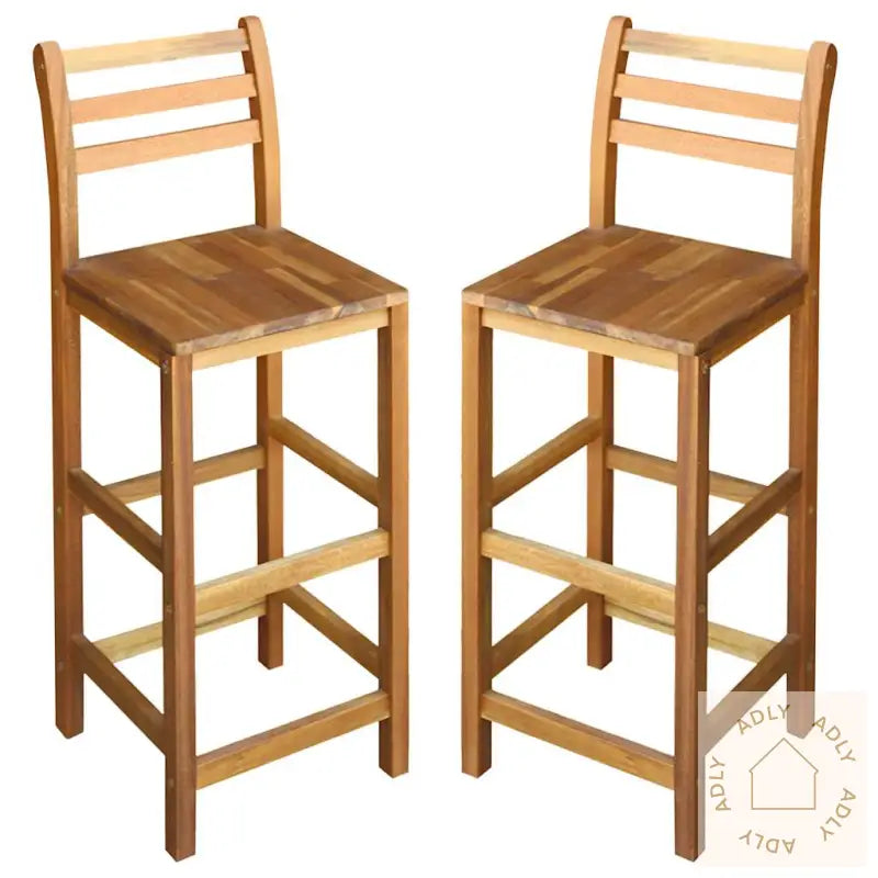 Barstoler 2 Stk Heltre Akasie