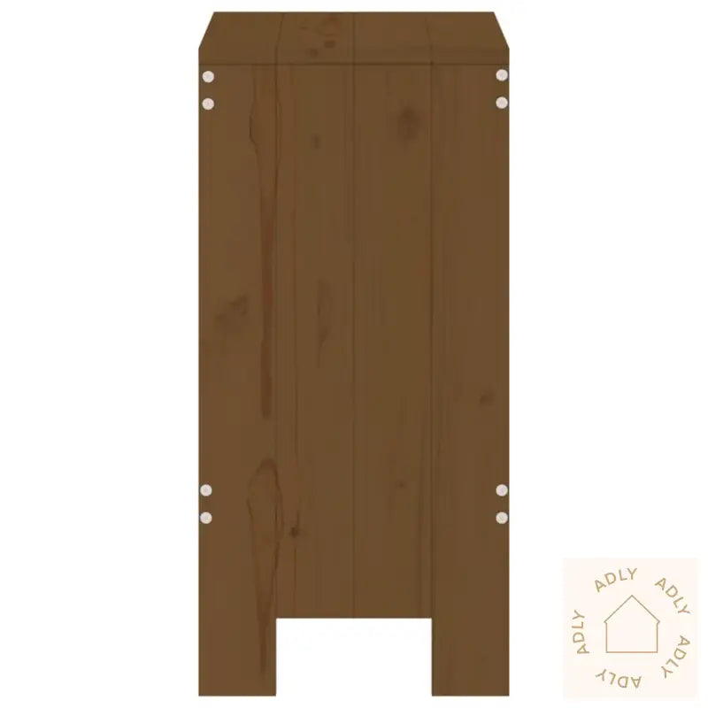 Barkrakker 2 Stk Honningbrun 40X36X75 Cm Heltre Furu