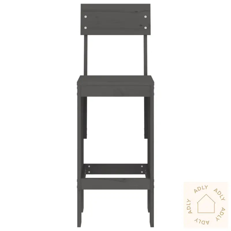Barkrakker 2 Stk Grå 40X48,5X115,5 Cm Heltre Furu