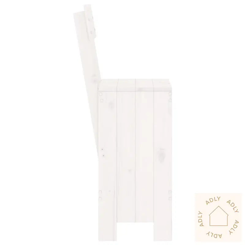 Barkrakker 2 Stk Hvit 40X48,5X115,5 Cm Heltre Furu