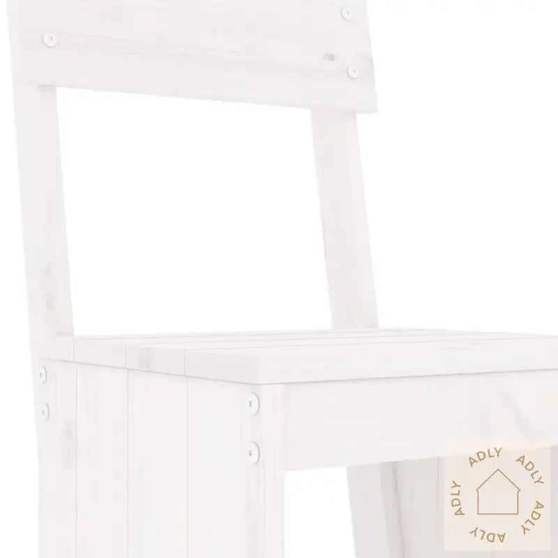 Barkrakker 2 Stk Hvit 40X48,5X115,5 Cm Heltre Furu