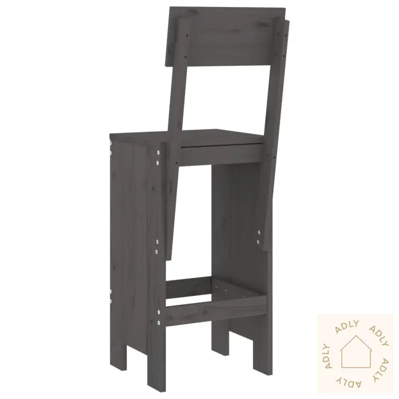 Barkrakker 2 Stk Grå 40X48,5X115,5 Cm Heltre Furu