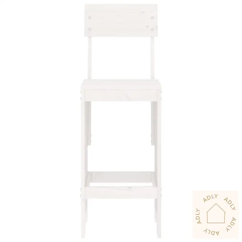 Barkrakker 2 Stk Hvit 40X48,5X115,5 Cm Heltre Furu