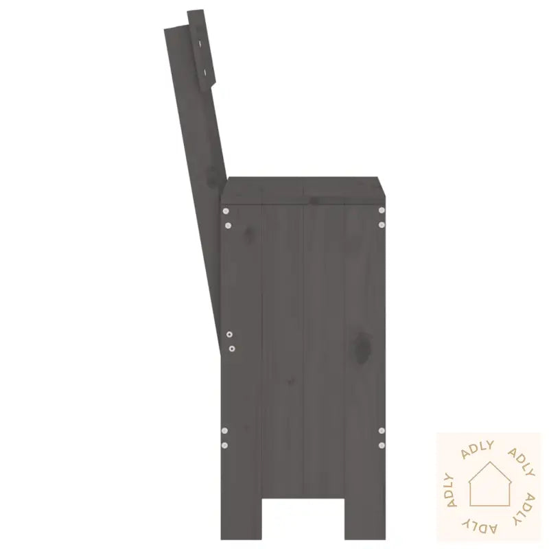 Barkrakker 2 Stk Grå 40X48,5X115,5 Cm Heltre Furu