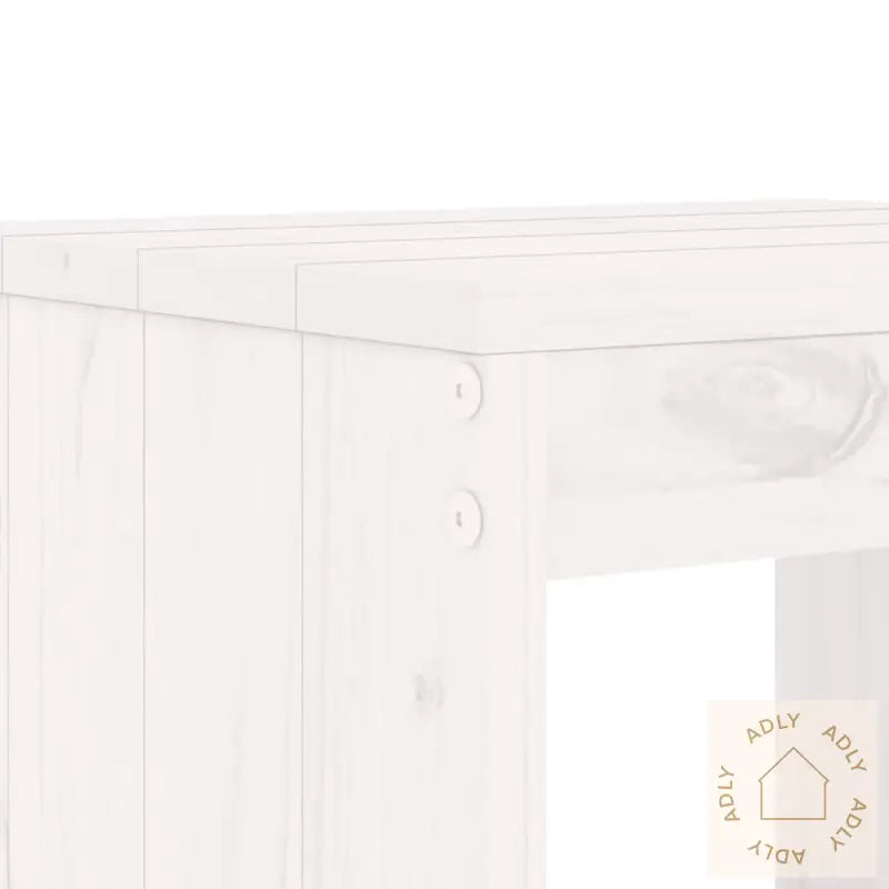 Barkrakker 2 Stk Hvit 40X36X75 Cm Heltre Furu