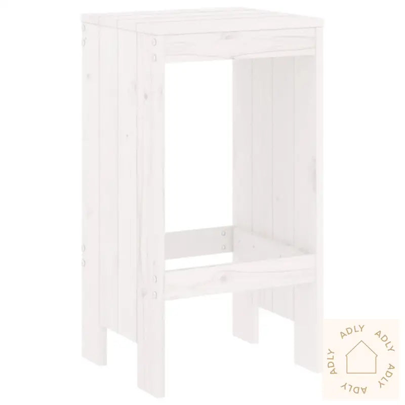Barkrakker 2 Stk Hvit 40X36X75 Cm Heltre Furu