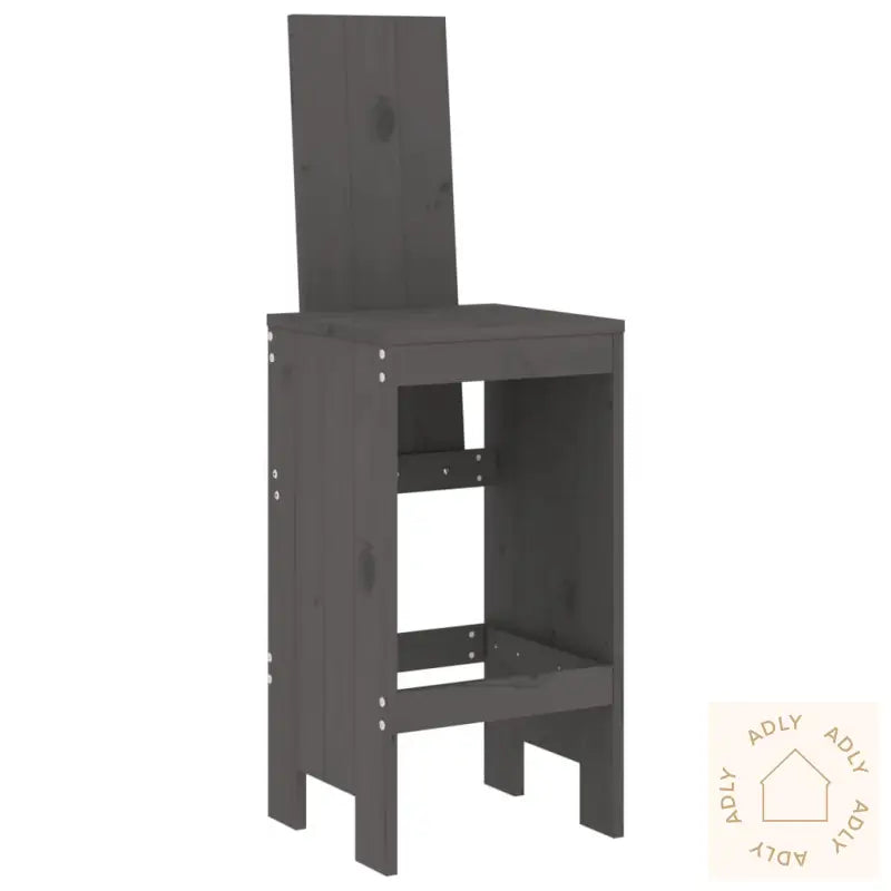 Barkrakker 2 Stk Grå 40X42X120 Cm Heltre Furu