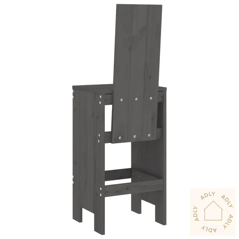 Barkrakker 2 Stk Grå 40X42X120 Cm Heltre Furu