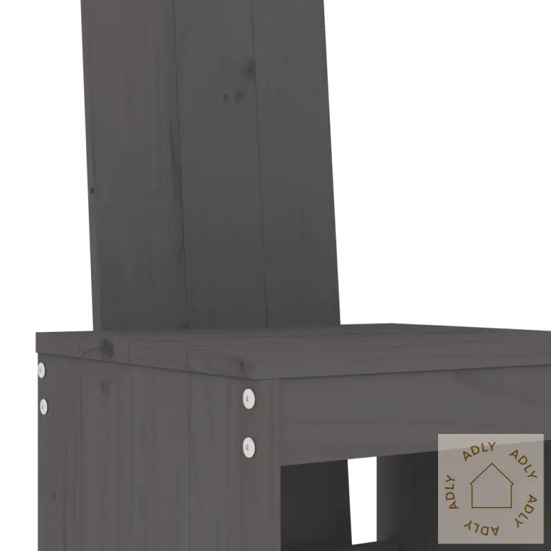 Barkrakker 2 Stk Grå 40X42X120 Cm Heltre Furu