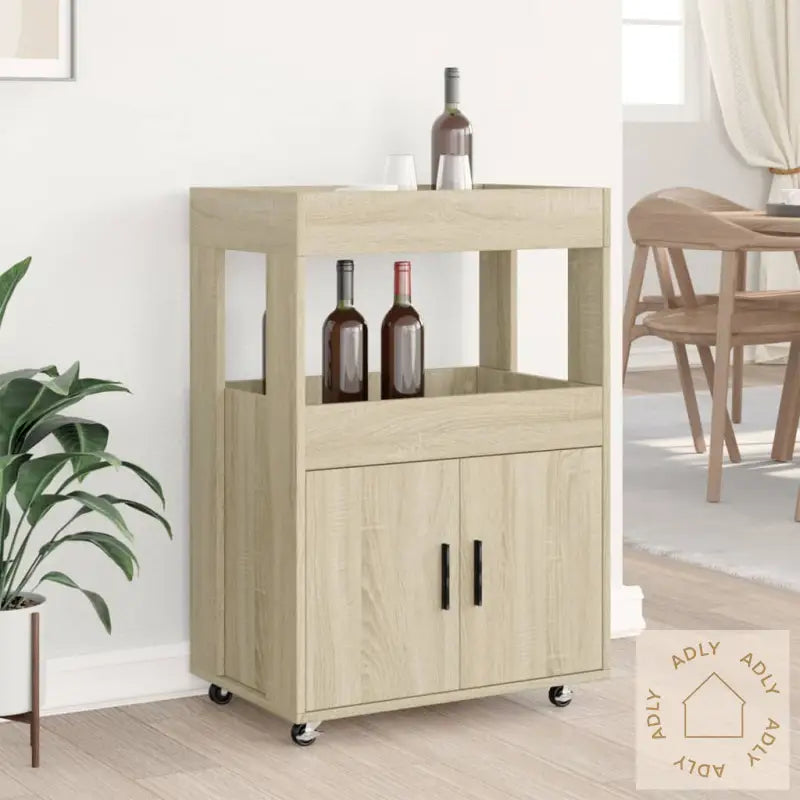 Bartralle Sonoma Eik 60X39,5X89 Cm Konstruert Tre