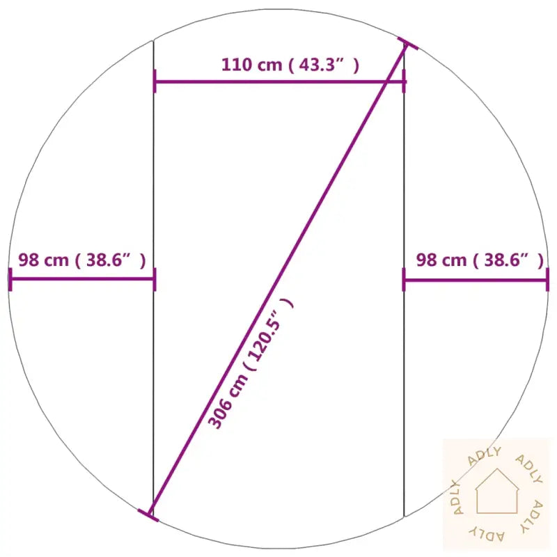 Bassengduk Lysegrå Ø306 Cm Polyester Geotekstil