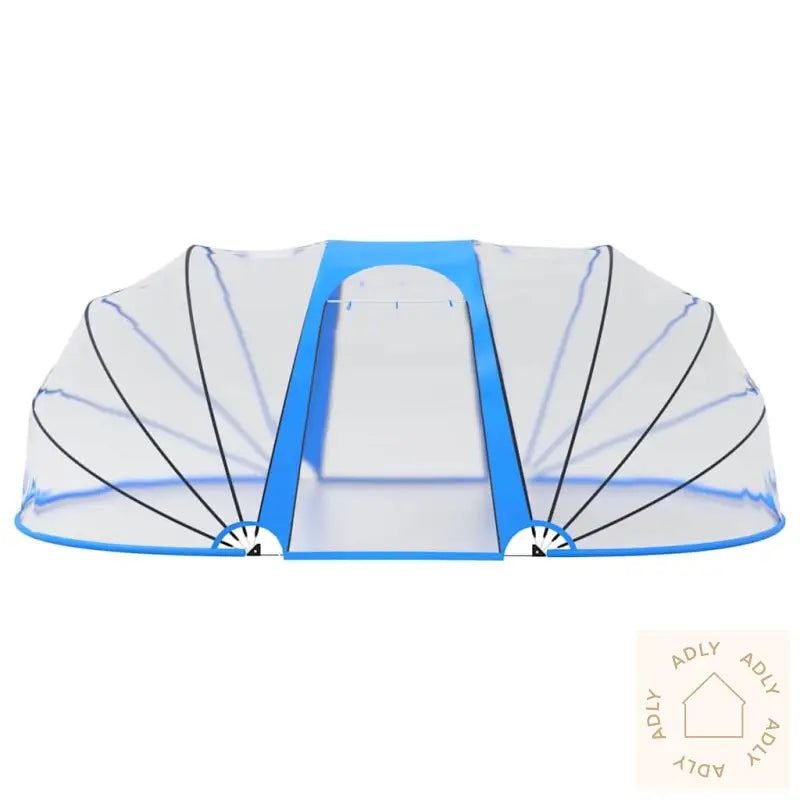 Bassengkuppel Oval 530X410X210 Cm