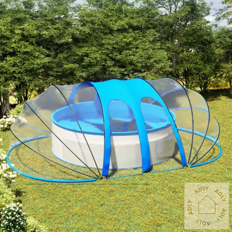 Bassengkuppel Oval 620X410X210 Cm