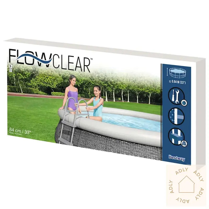Bestway Bassengstige 2-Trinns Flowclear 84 Cm